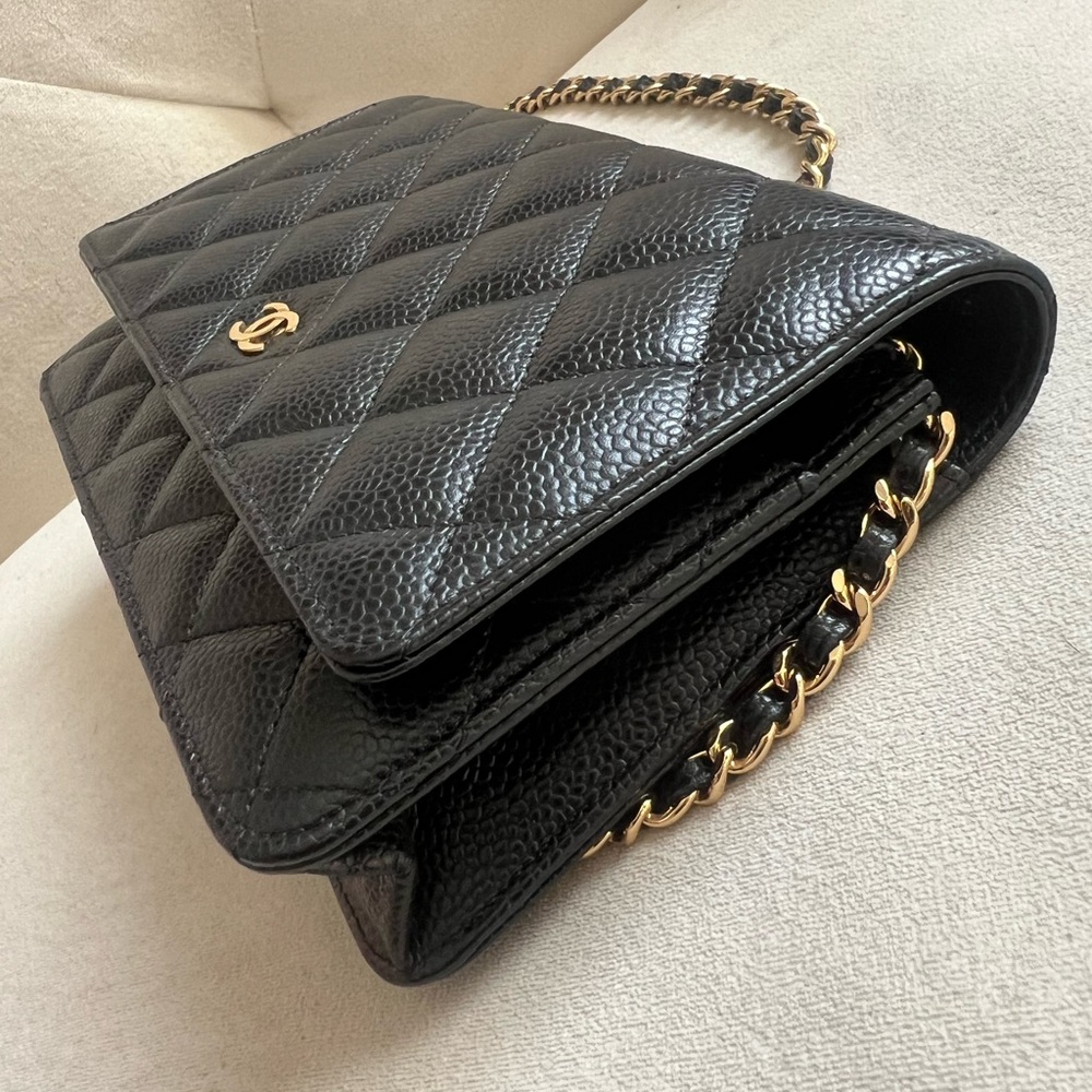 Classic🔥Chanel Caviar WOC crossbody Bag - Picture 5 of 11